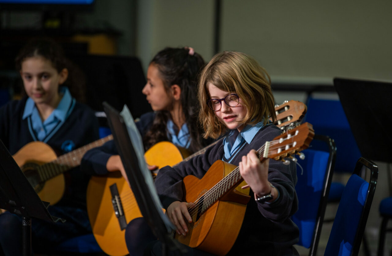 Celebration of guitar at Headington School